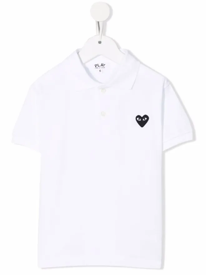 Comme Des Garçons Play Kids Comme Des Garçons Play Kids ハートパッチ ポロシャツの商品画像