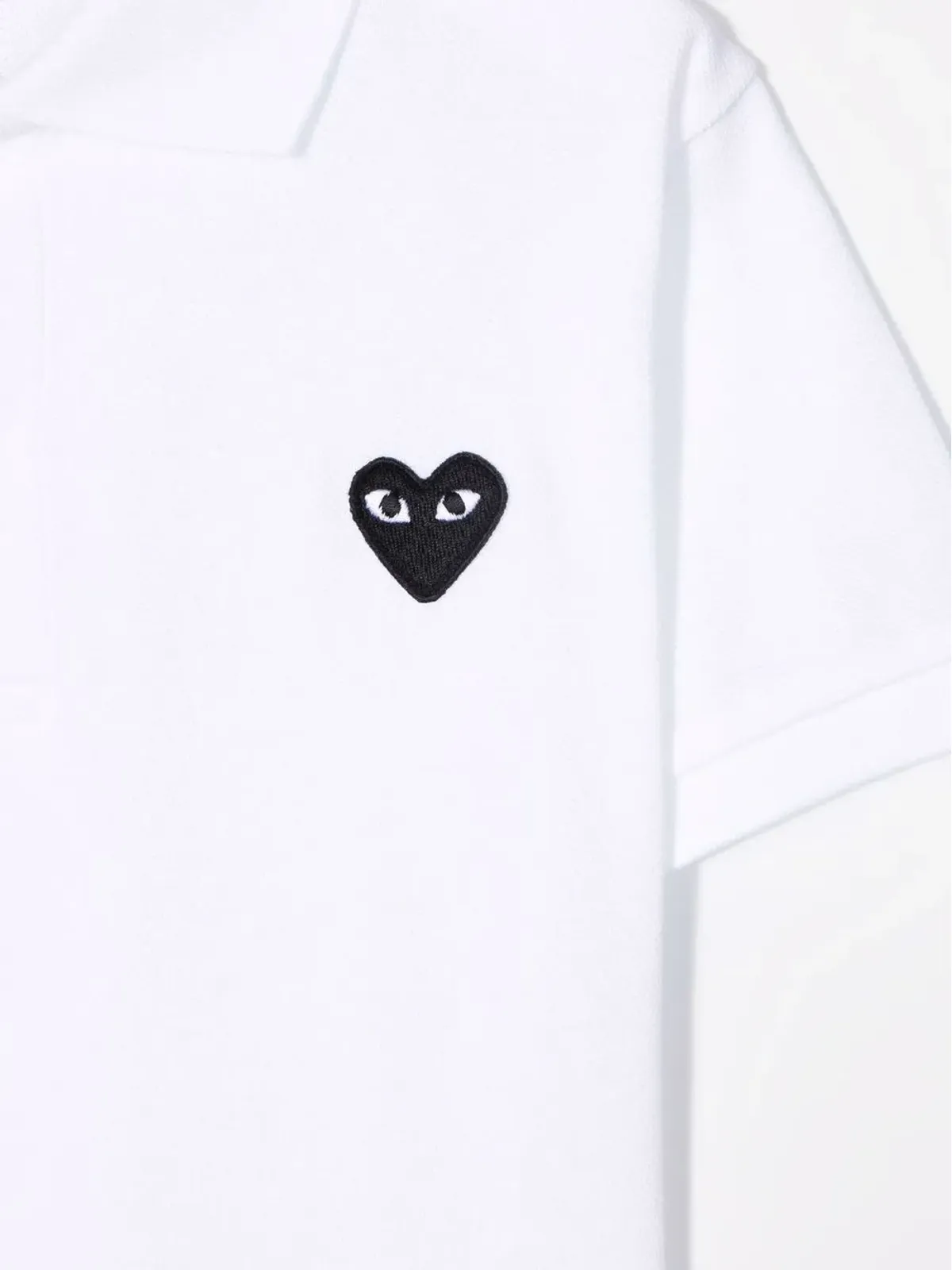 Comme Des Garçons Play Kids ハートパッチ ポロシャツ - 画像3