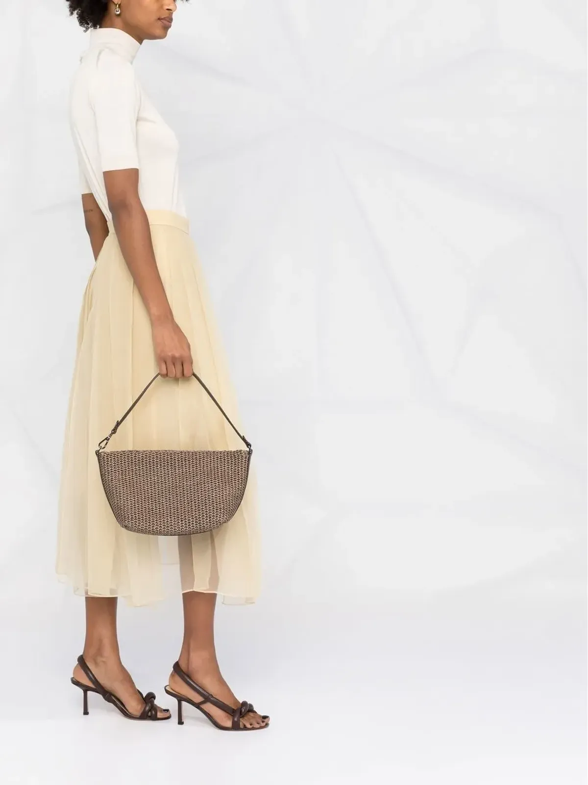 Brunello Cucinelli ラフィア風ショルダーバッグ - 画像2