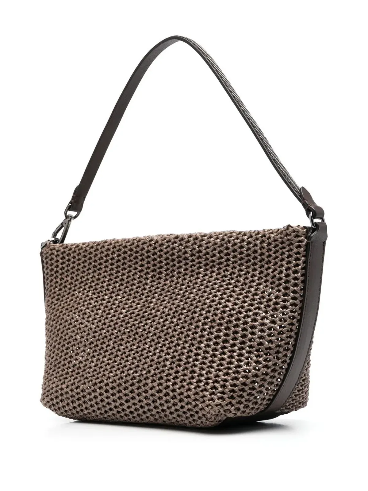 Brunello Cucinelli ラフィア風ショルダーバッグ - 画像4