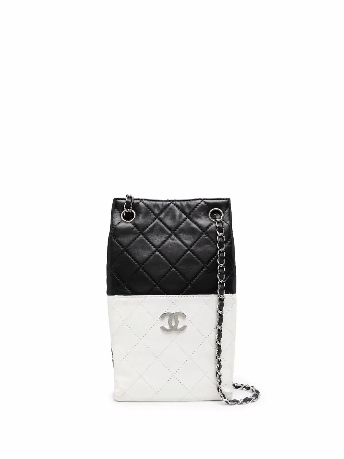 CHANEL ビンテージ 2008-2009 バイカラー CCロゴ ショルダーバッグ - 画像1