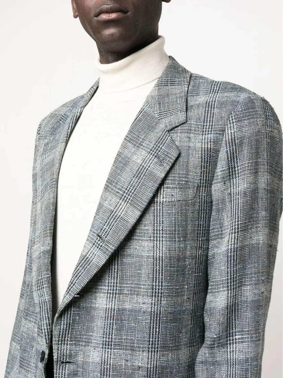 Pierre Cardin Pre-Owned プリンスオブウェールズチェックジャケット - 画像5