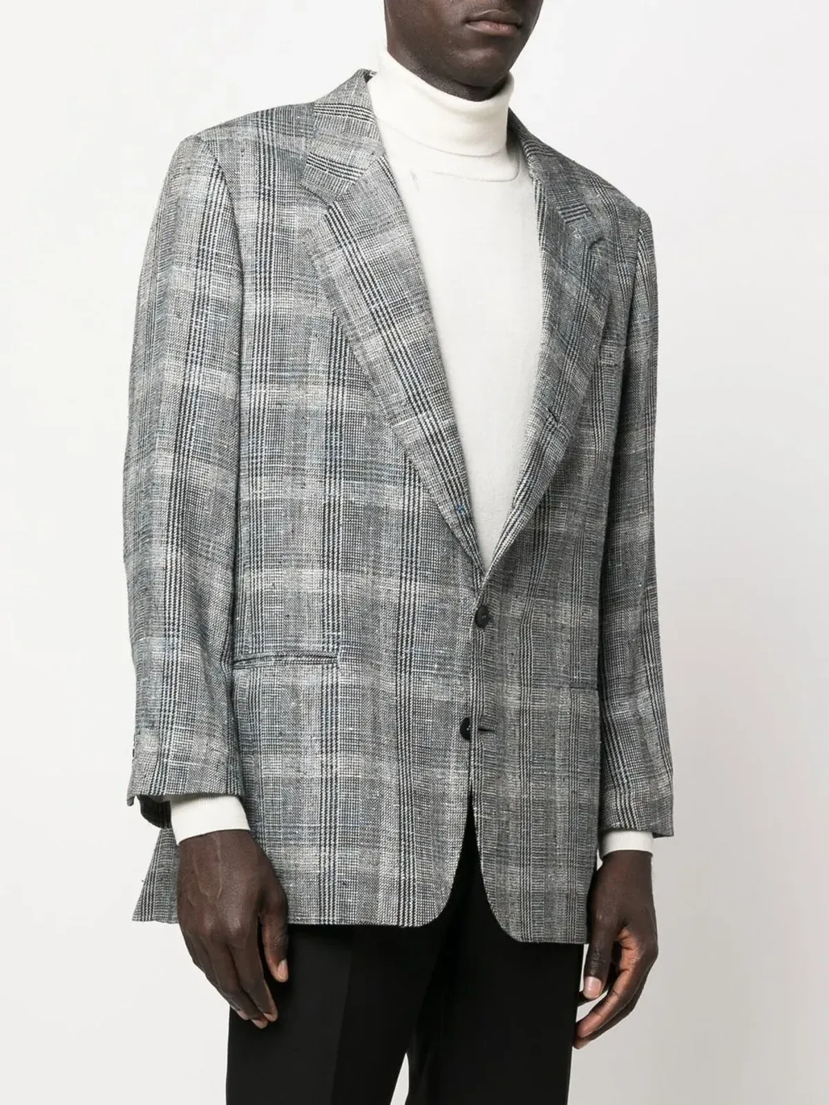 Pierre Cardin Pre-Owned プリンスオブウェールズチェックジャケット - 画像3