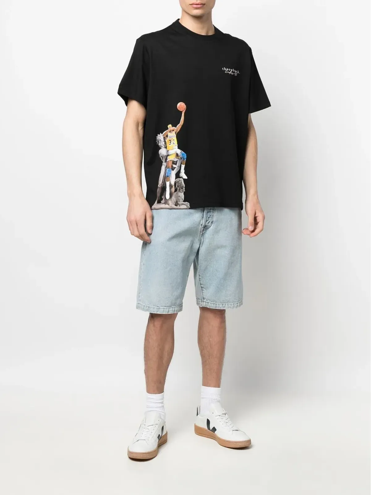 Throwback. グラフィックプリントTシャツ - 画像2
