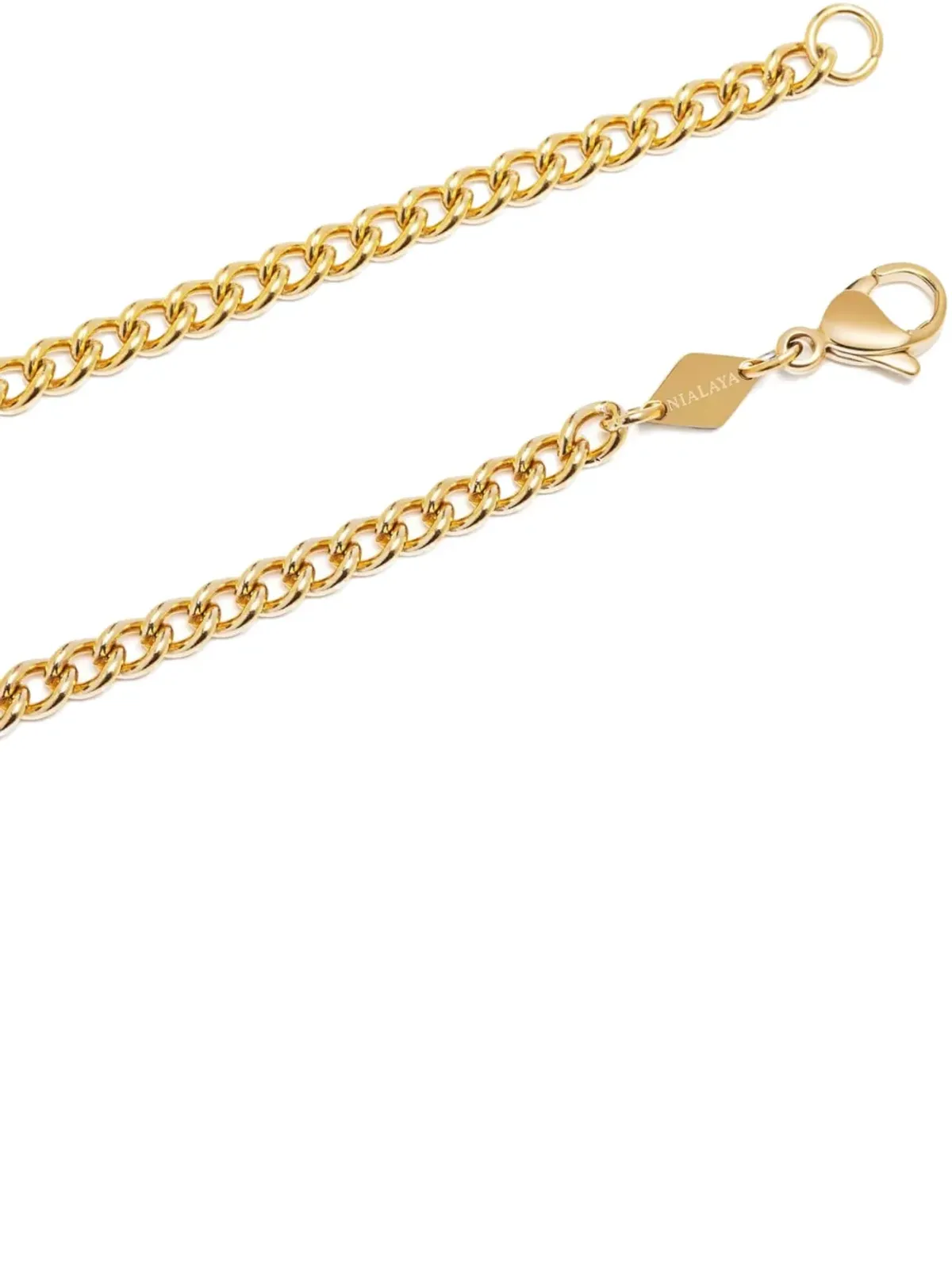 Nialaya Jewelry 邪眼とハムサの手ネックレス - ゴールド - 画像4