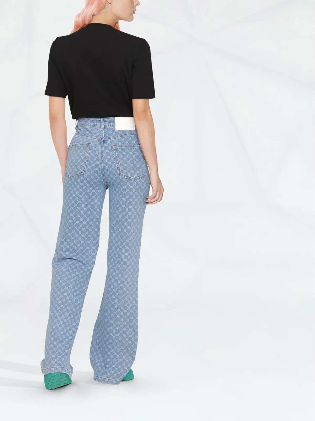 DSQUARED2 虹色ロゴ コットン Tシャツ - 画像4