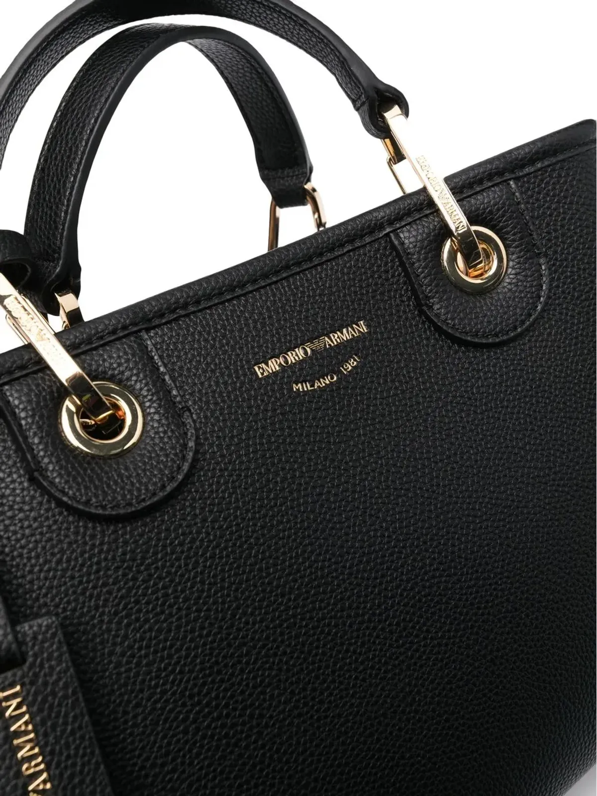 Emporio Armani ロゴタグ トートバッグ - 画像5