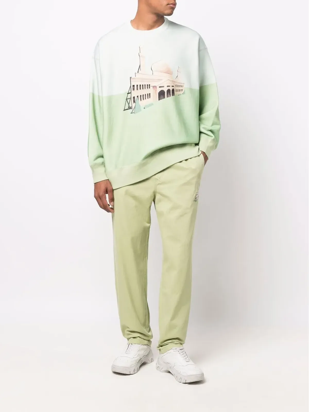 Undercover ロゴパッチパンツ - 画像2