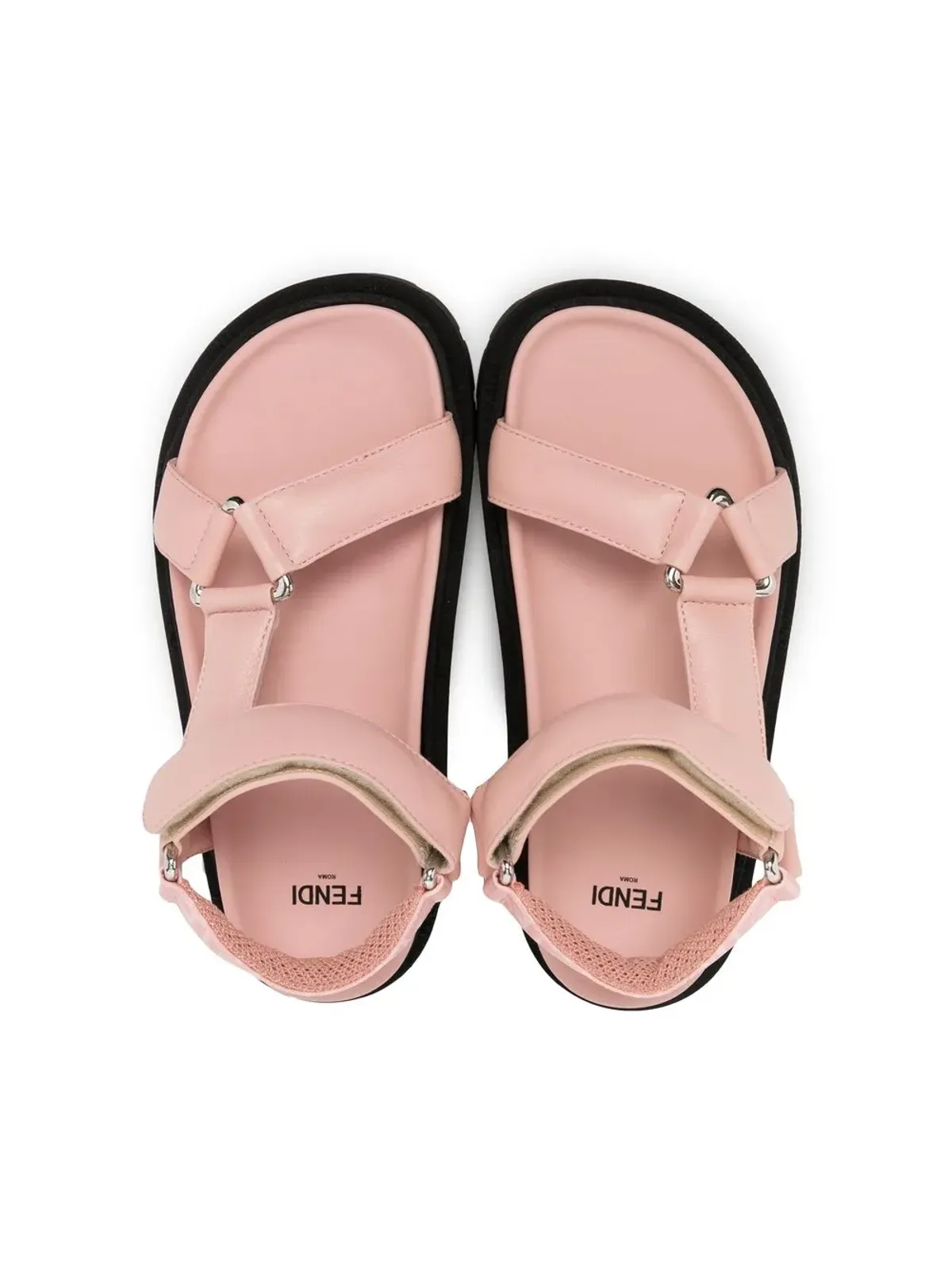 Fendi Kids タッチストラップ付きサンダル - 画像3