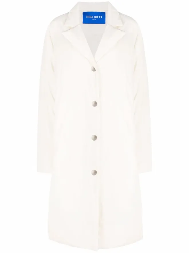 Nina Ricci Nina Ricci タフタ パディド コクーンコートの商品画像