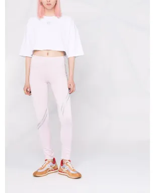 LOEWE ロゴプリント ストレッチ レギンス - ピンク - サムネイル2