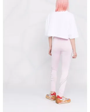 LOEWE ロゴプリント ストレッチ レギンス - ピンク - サムネイル4