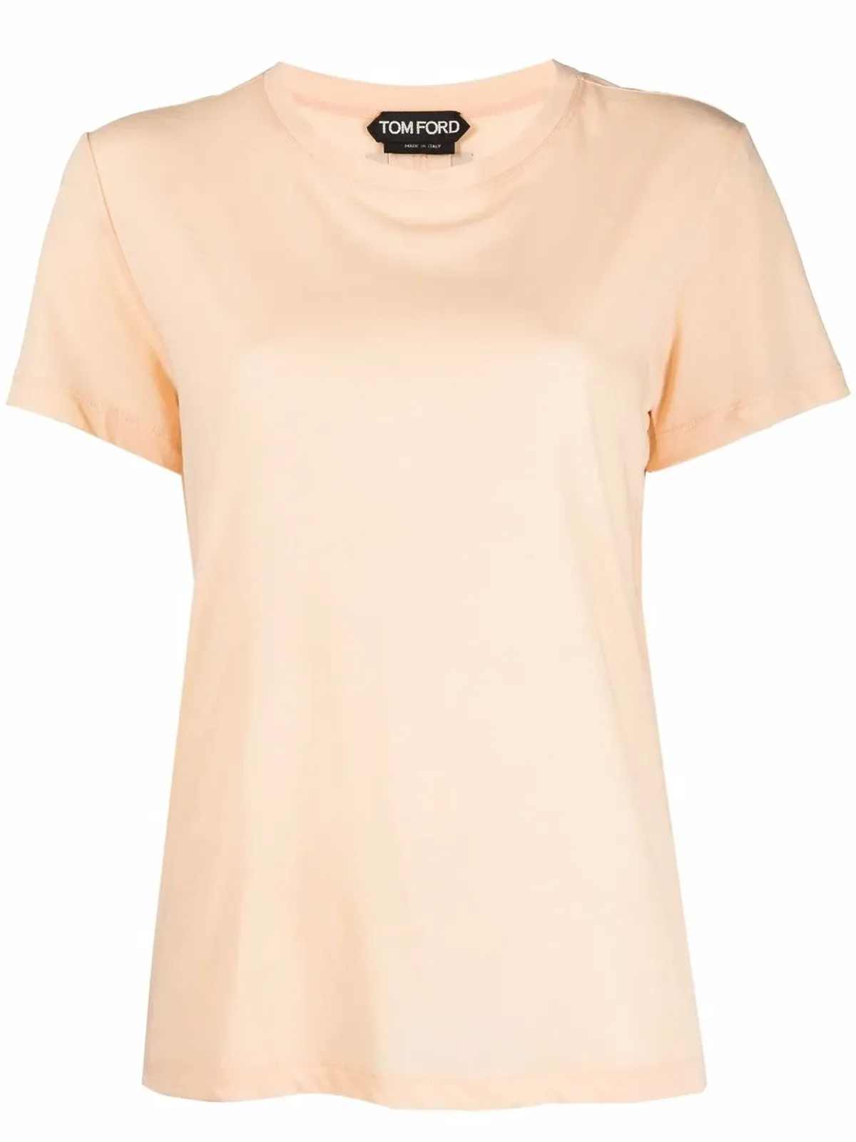 TOM FORD ショートスリーブ コットン Tシャツ - Neutrals - 画像1