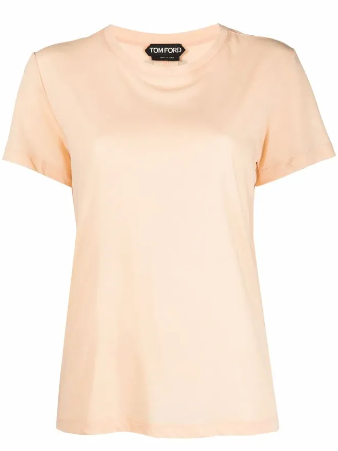 TOM FORD TOM FORD ショートスリーブ コットン Tシャツ - Neutralsの商品画像