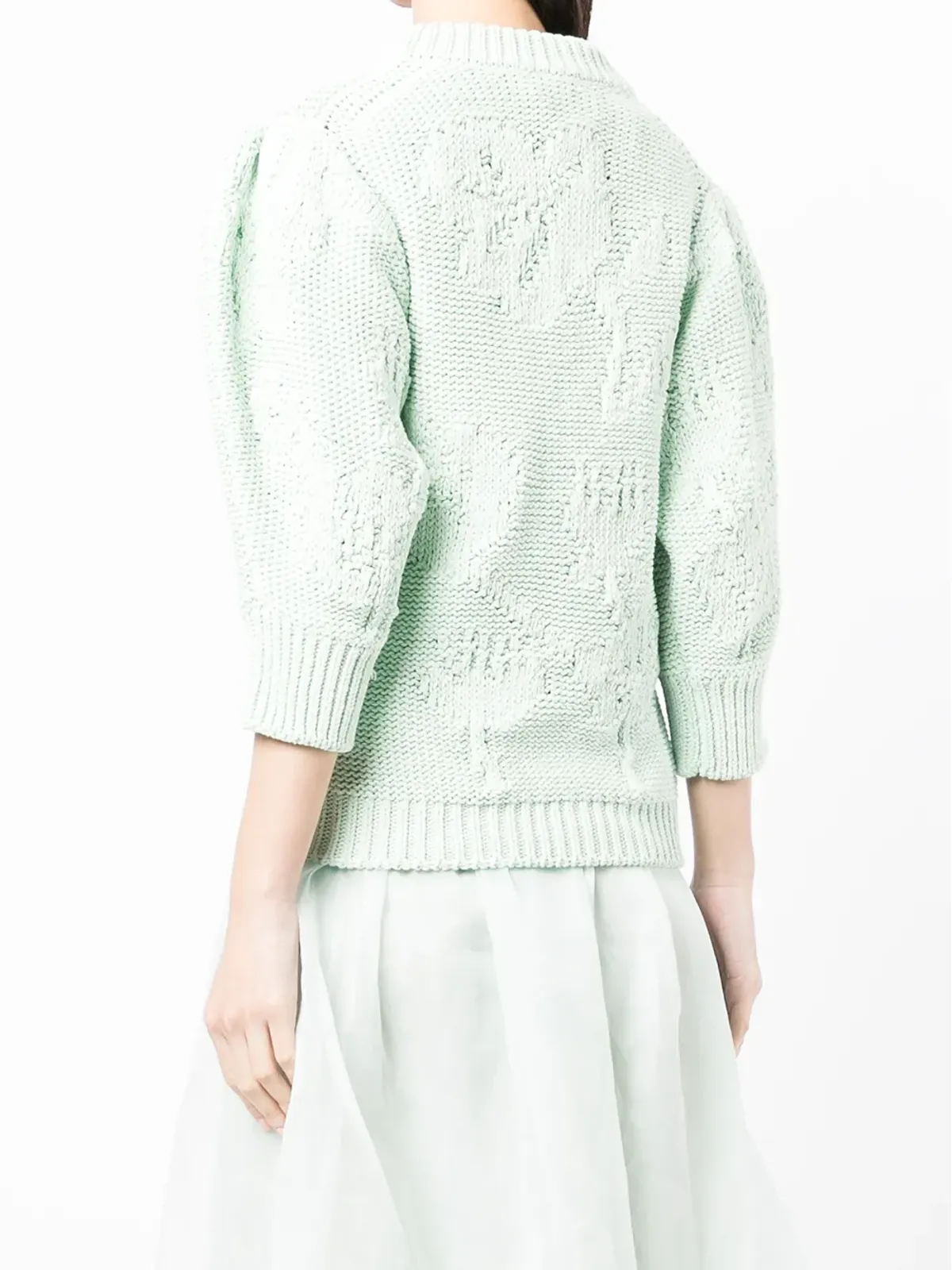Cecilie Bahnsen オーガニックコットン チャンキー・ニット ジャンパー - 画像4