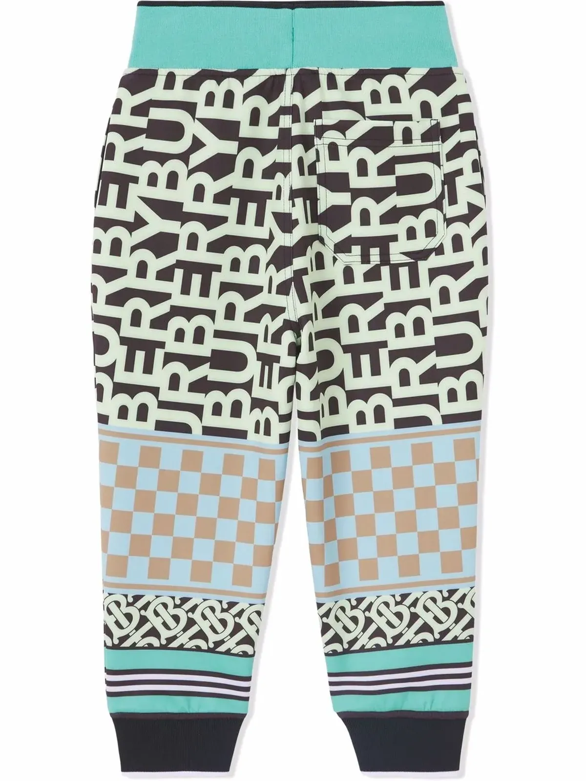 Burberry Kids モンタージュプリント トラックパンツ - 画像2