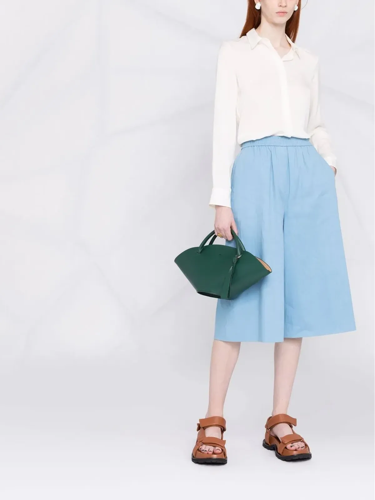 Theory ロングスリーブシルクシャツ - 画像2