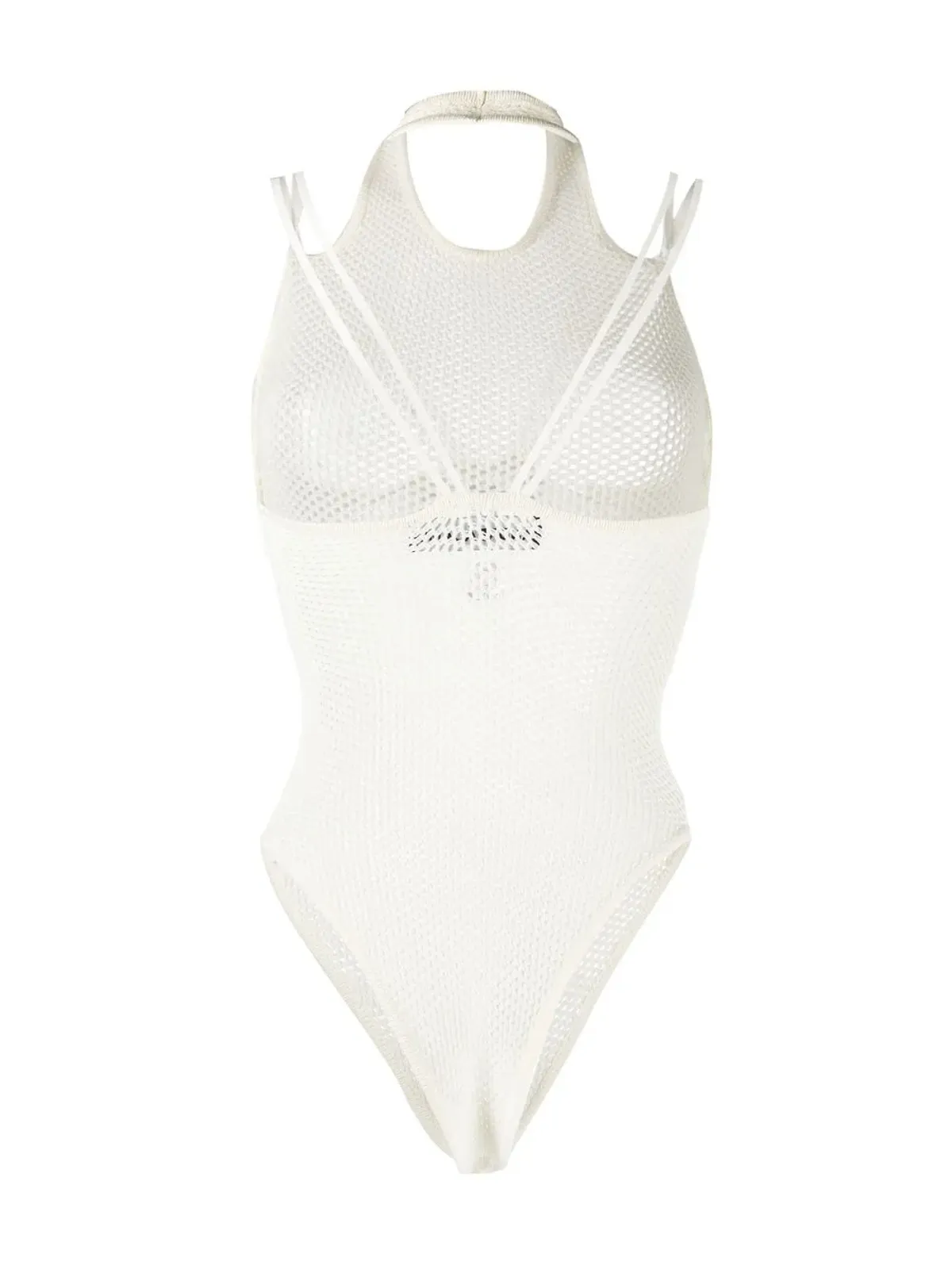 ANDREĀDAMO メッシュパネルワンピース水着 - 画像2