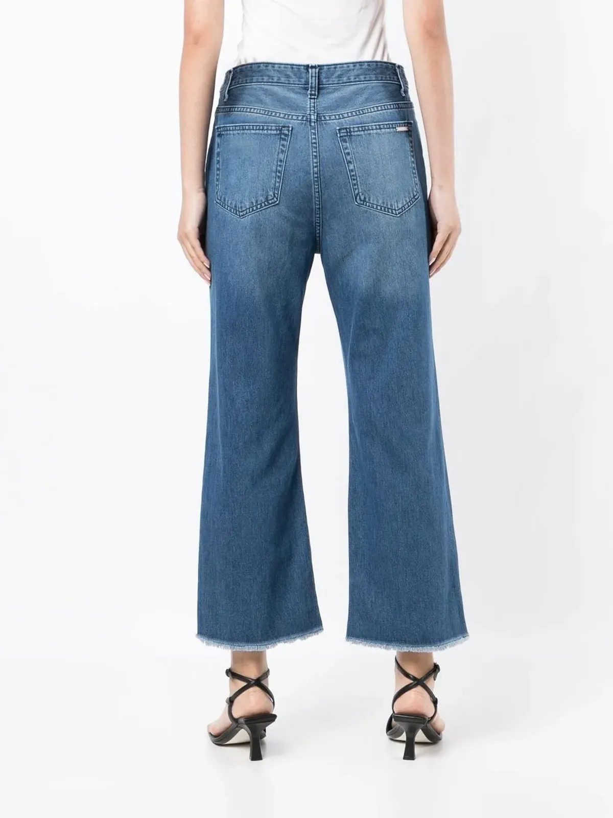 Michael Kors Selma ハイライズ クロップドジーンズ - 画像4