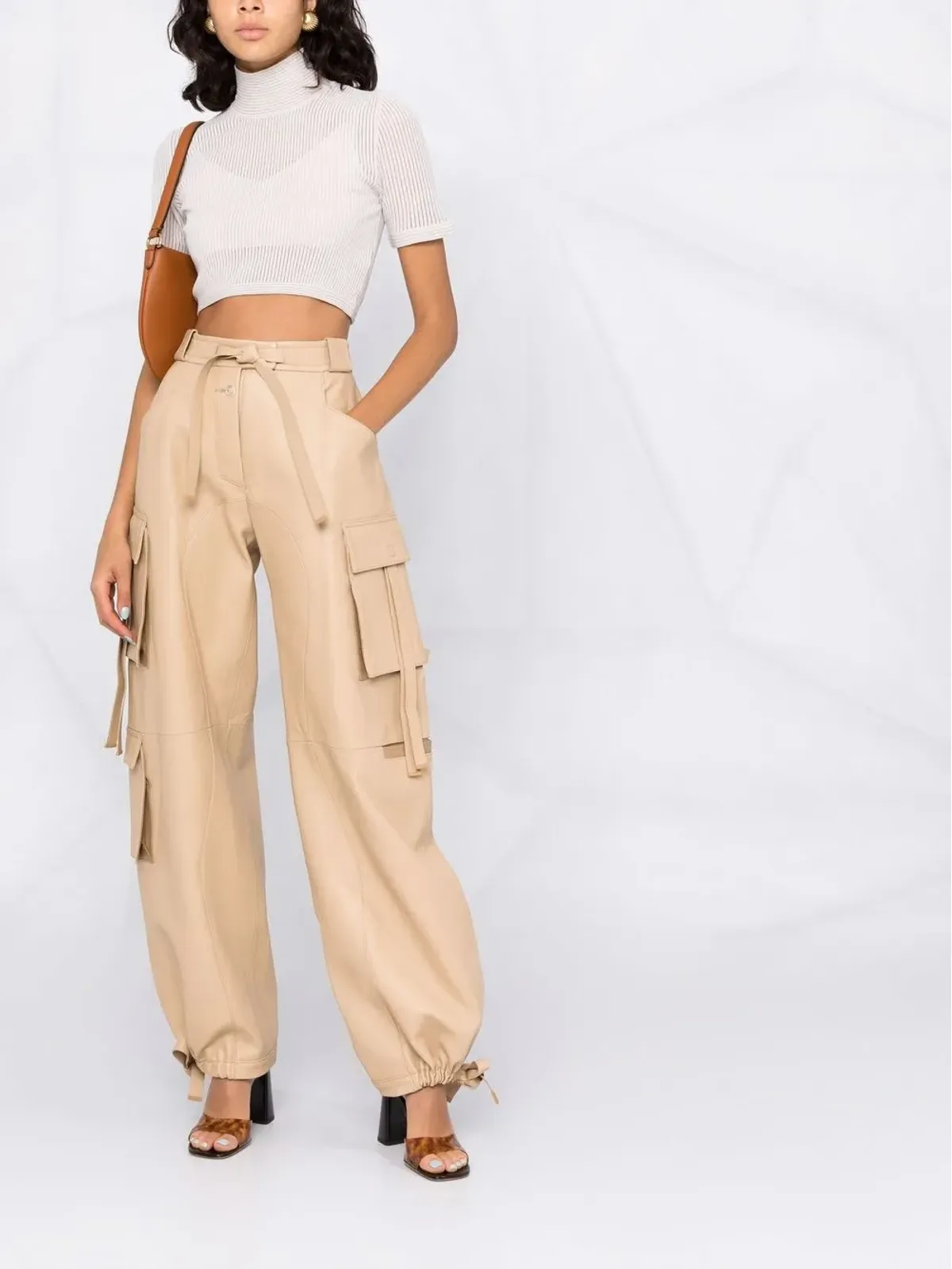 FENDI クロップドニットトップ - 画像2