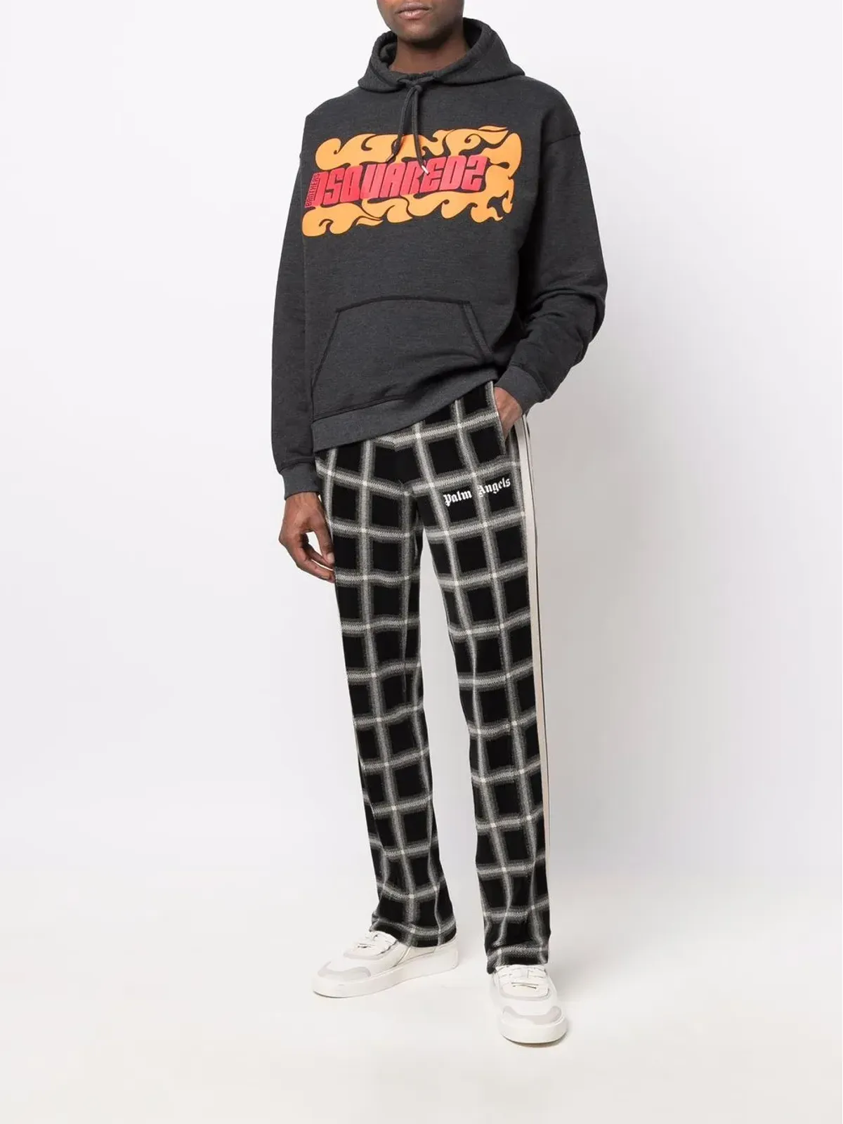 DSQUARED2 ロゴプリント リラックス フーディー - 画像2
