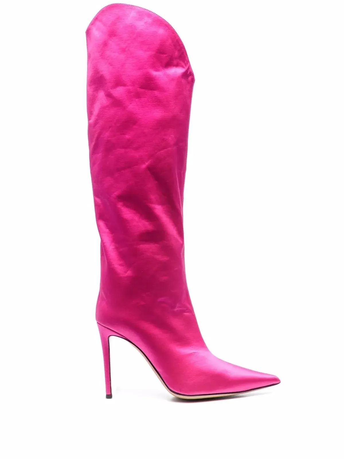 Alexandre Vauthier アレックスサテンブーツ - ピンク - 画像1