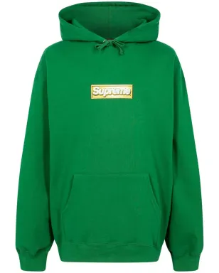 Supreme ブリング Box Logo ドローコード フード付きパーカー グリーン - サムネイル1