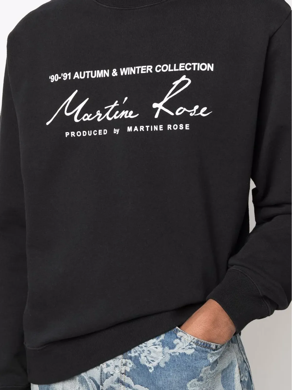 Martine Rose スローガンプリントスウェットシャツ - 画像5