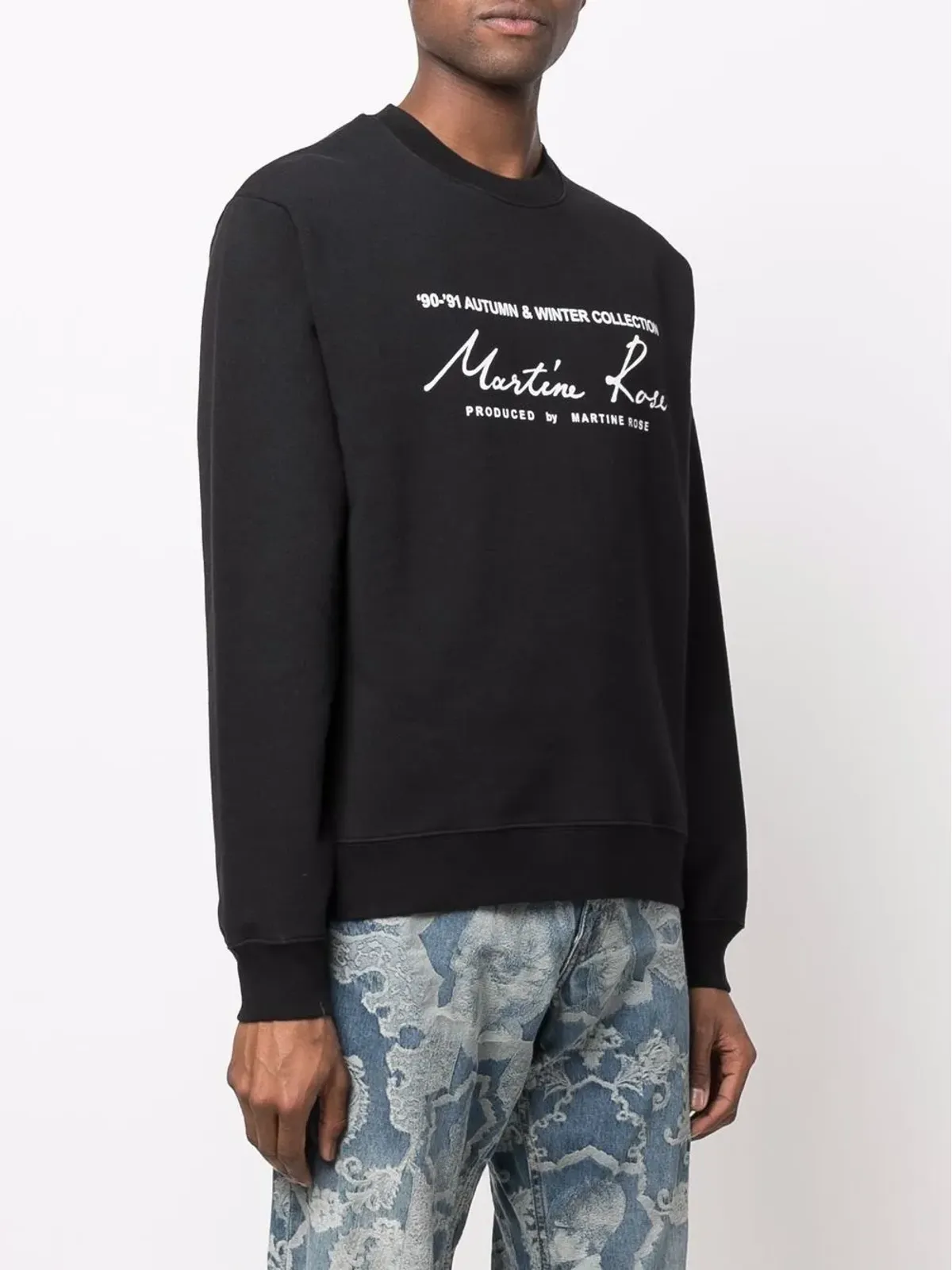 Martine Rose スローガンプリントスウェットシャツ - 画像3