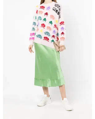 Stella McCartney インターシャ編み アシンメトリックセーター - サムネイル2