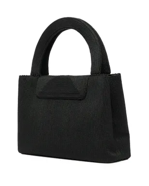 CHANEL ビンテージ 1997-1999 CC Turn-lock トップハンドルバッグ - ブラック - サムネイル3