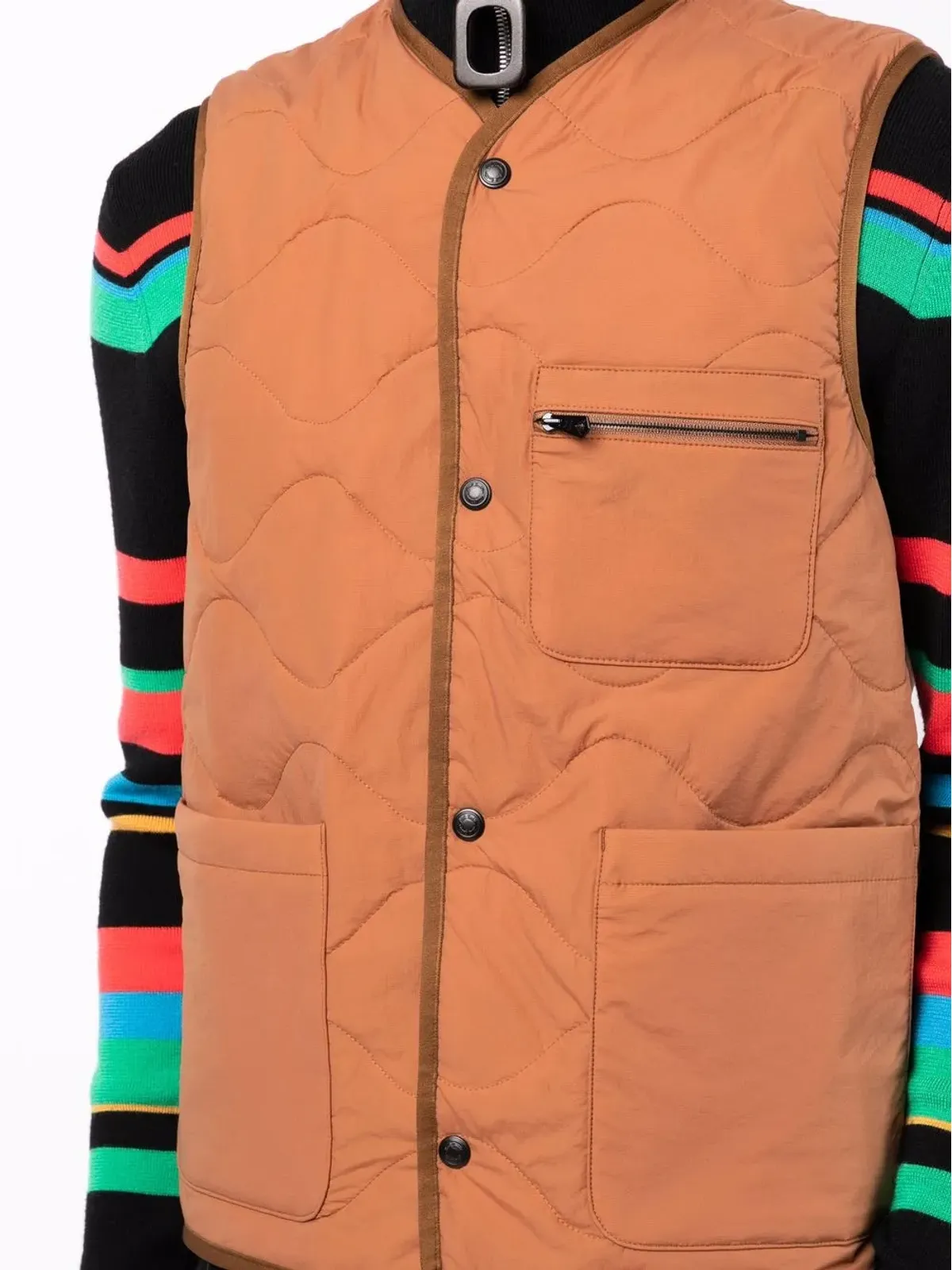 Paul Smith キルテッドウェーブジレ - 画像5