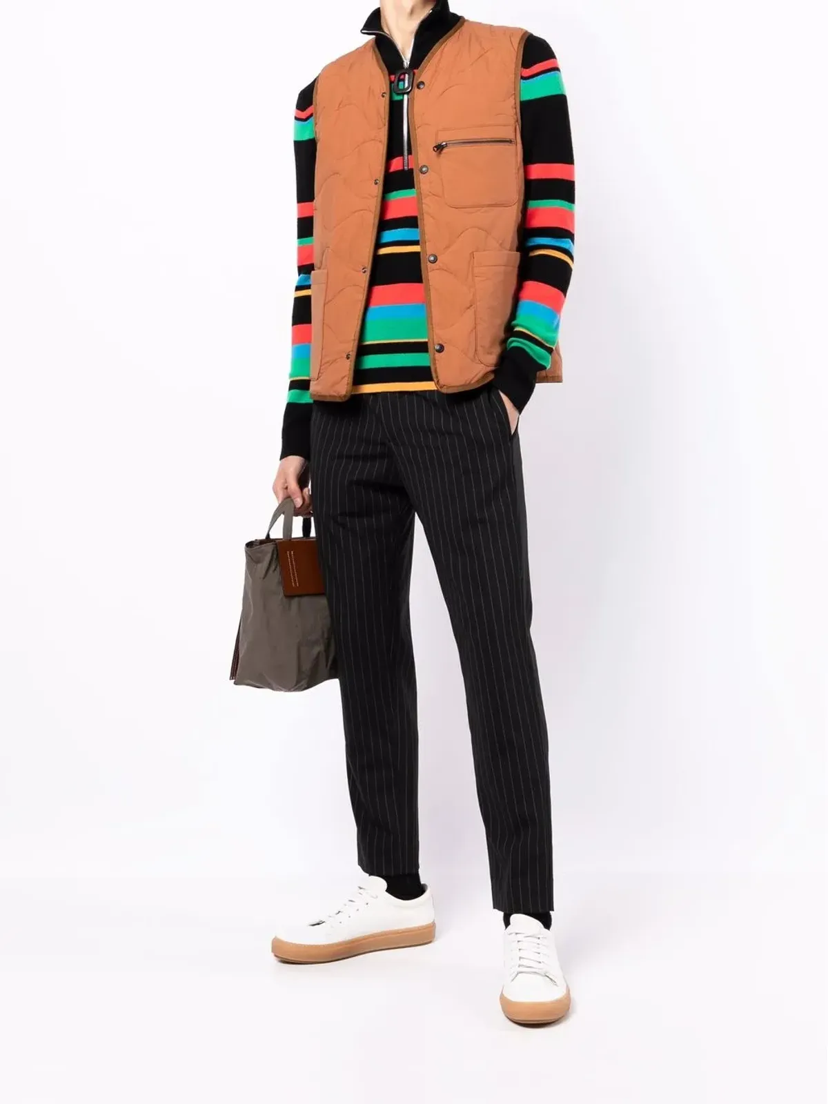 Paul Smith キルテッドウェーブジレ - 画像2