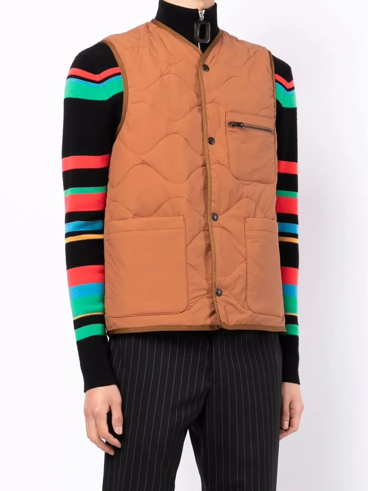 Paul Smith キルテッドウェーブジレ - 画像3