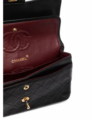 CHANEL Pre-Owned 小型ダブルフラップショルダーバッグ - ブラック - サムネイル5