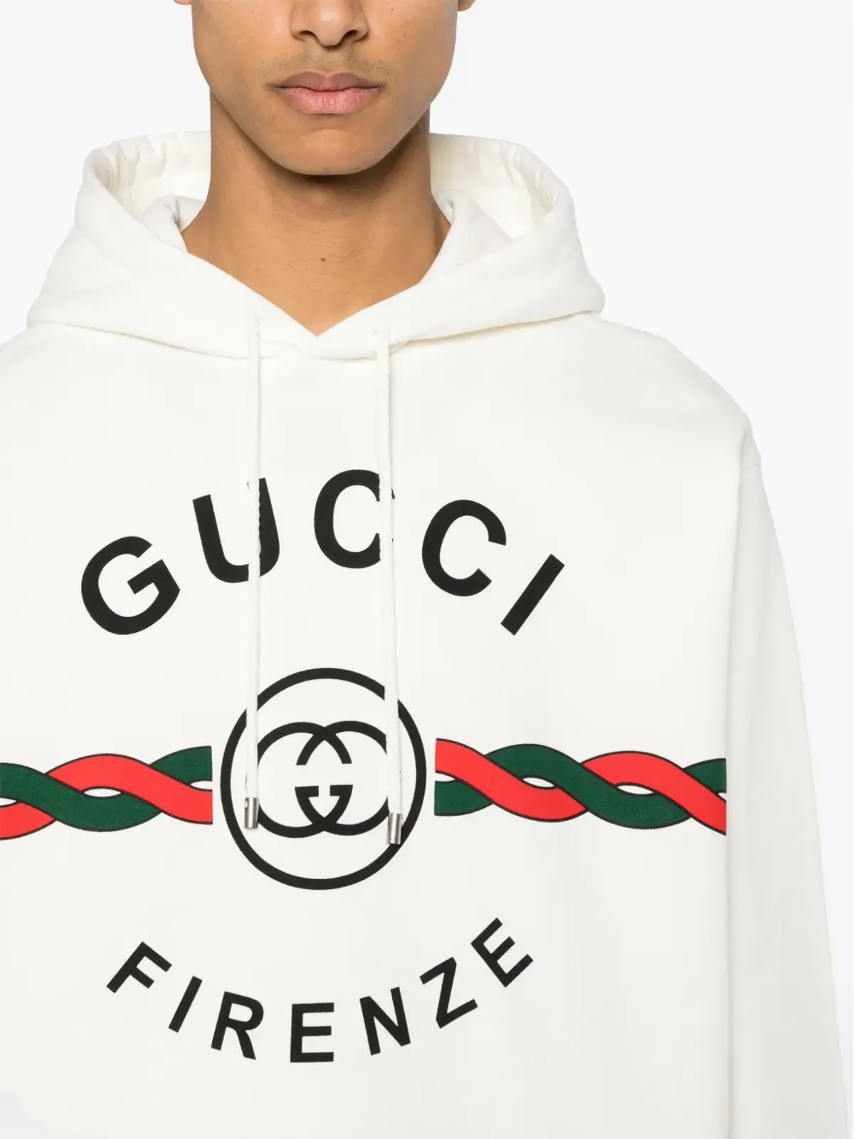 Gucci Firenze 1921 コットン フーディー - 画像5