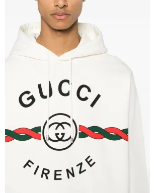 Gucci Firenze 1921 コットン フーディー - サムネイル5