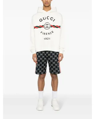 Gucci Firenze 1921 コットン フーディー - サムネイル2
