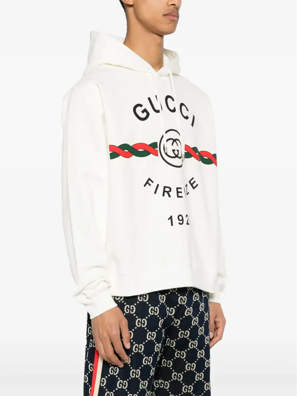 Gucci Firenze 1921 コットン フーディー - 画像3