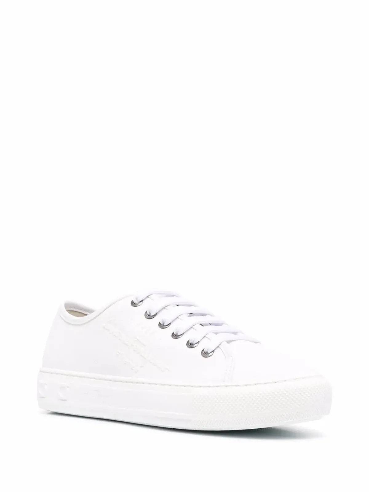 Ferragamo エンボスロゴ ローカットスニーカー - 画像2