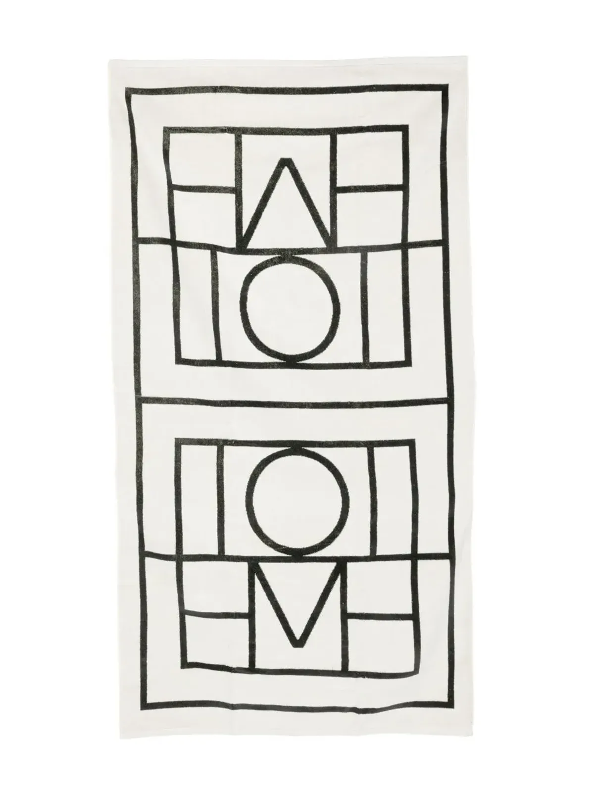 TOTEME ロゴジャカード ビーチタオル - 画像3