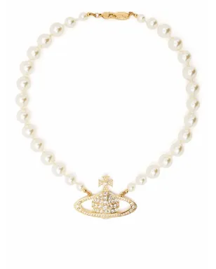 Vivienne Westwood Bas Relief パールチェーンチョーカー - サムネイル1