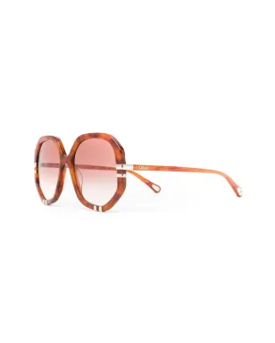 Chloé Eyewear West tinted sunglasses - Orange - サムネイル2