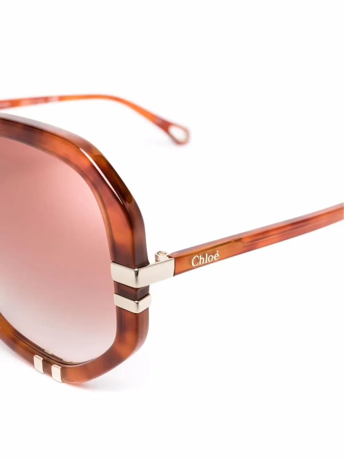 Chloé Eyewear West tinted sunglasses - Orange - 画像3