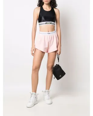 MSGM ロゴ入りアンダーバンドスポーツブラ - サムネイル2