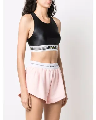MSGM ロゴ入りアンダーバンドスポーツブラ - サムネイル3