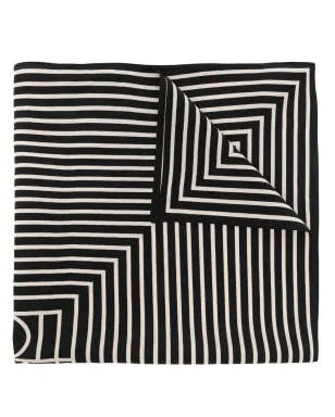 TOTEME Signatureモノグラムシルクスカーフ - サムネイル1