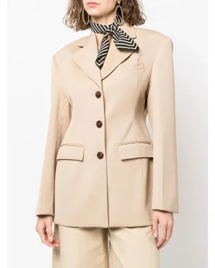 TOTEME Signatureモノグラムシルクスカーフ - サムネイル2