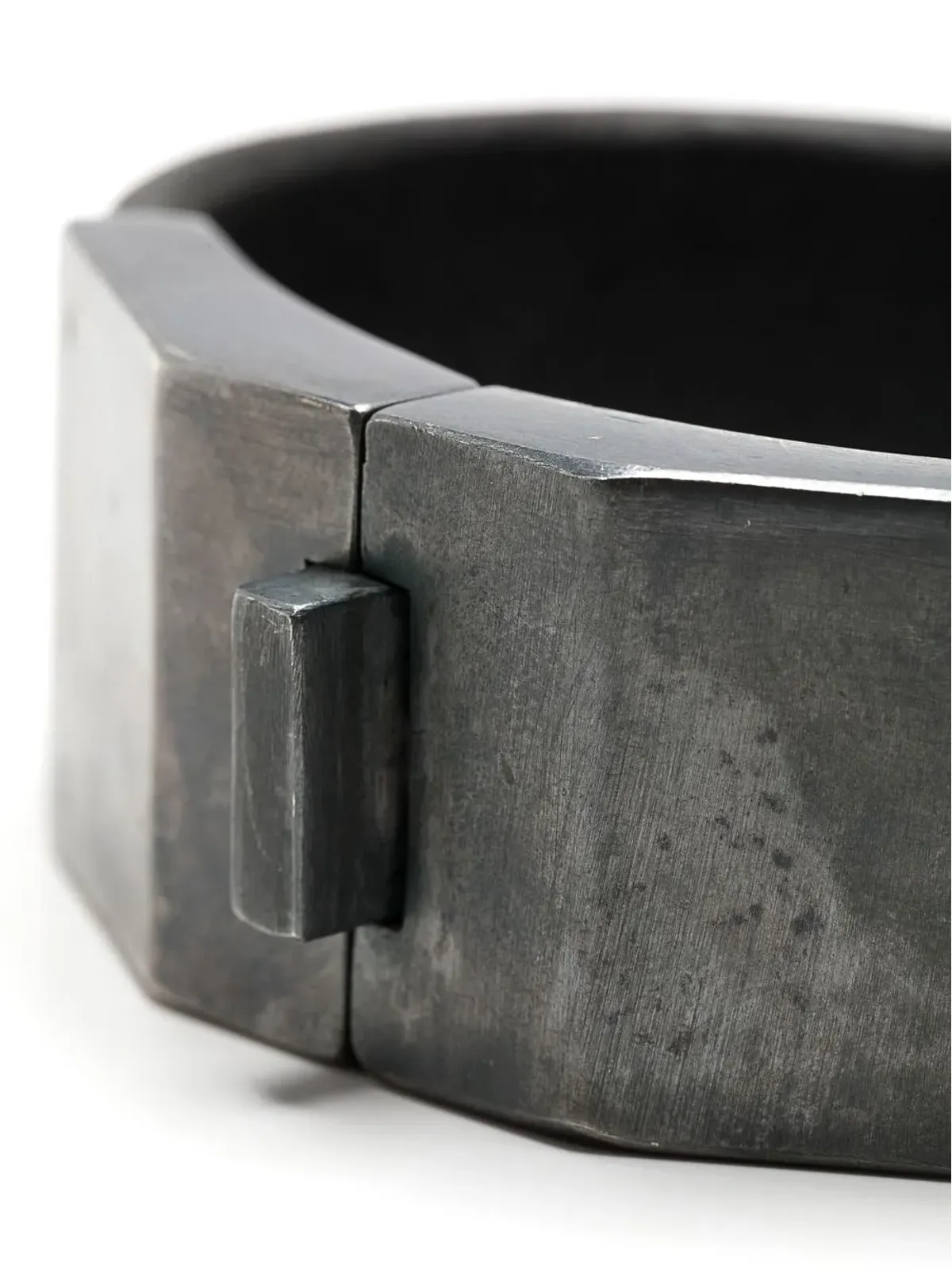 Parts of Four Box Lock bracelet - Black - 画像3