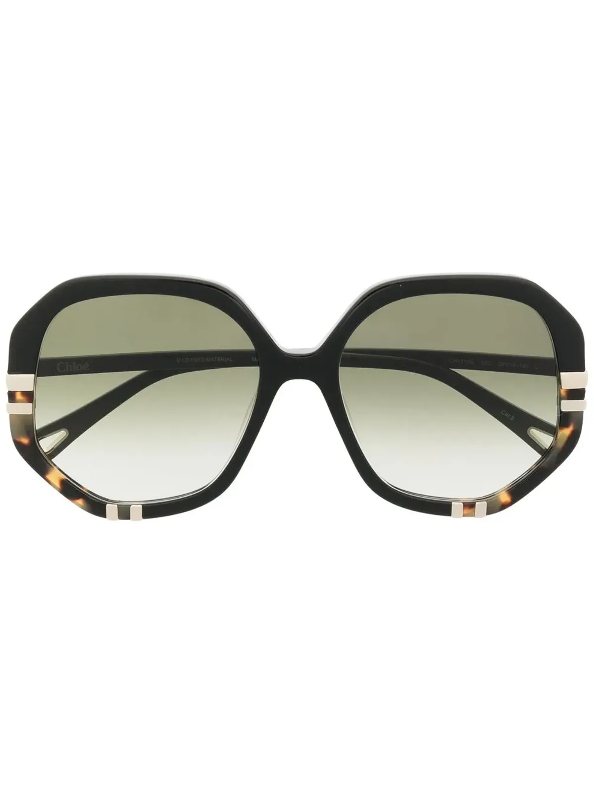 Chloé Eyewear オーバーサイズ ラウンドフレーム サングラス - 画像1